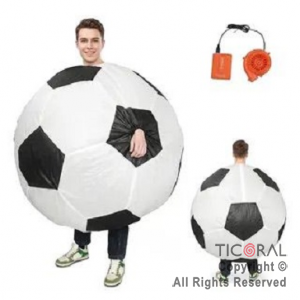 DISFRAZ INFLABLE PELOTA ADULTO 1.5 MT X 1